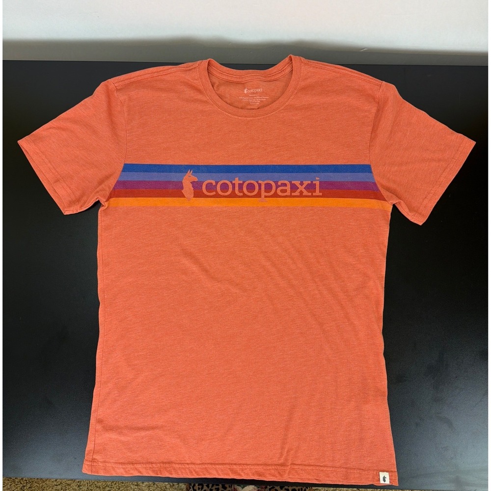 Cotopaxi Orange Organic Cotton Blend Ladies Short Sleeve T-Shirt L - Picture 3 of 11